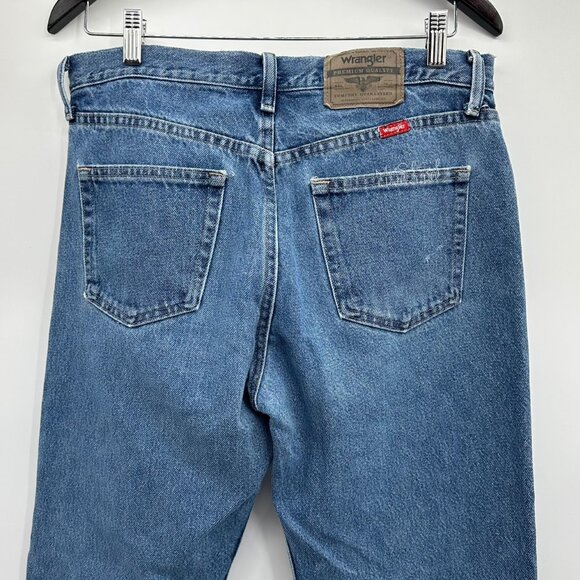 Vintage Wrangler Regular Fit Double Stone Wash Straight Leg Jeans Size 32/30 - Picture 3 of 6